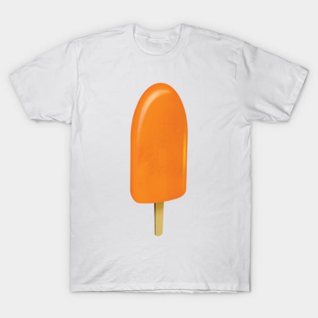 Orange single popsicle T-Shirt by gaeldesmarais